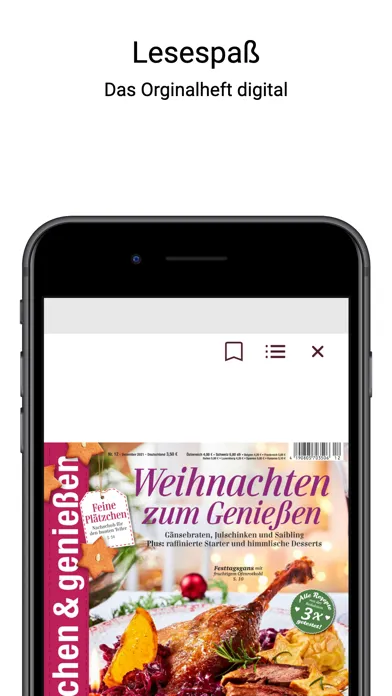 Скриншоты kochen & genießen ePaper