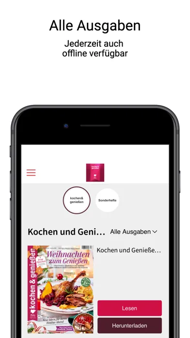 Скриншоты kochen & genießen ePaper