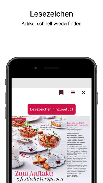 Скриншоты kochen & genießen ePaper
