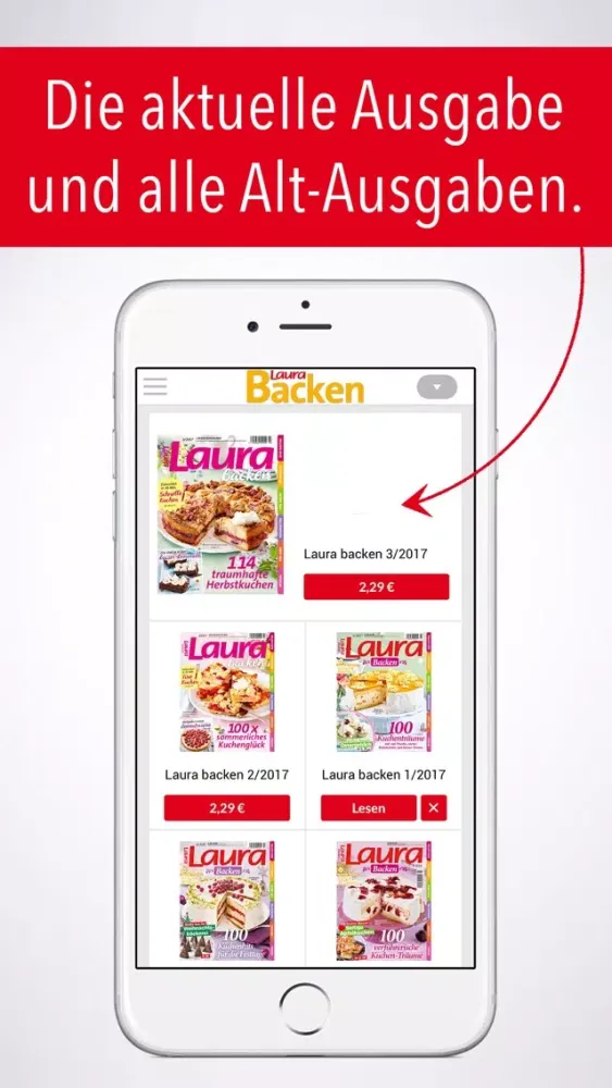 Laura Backen ePaper Screenshots