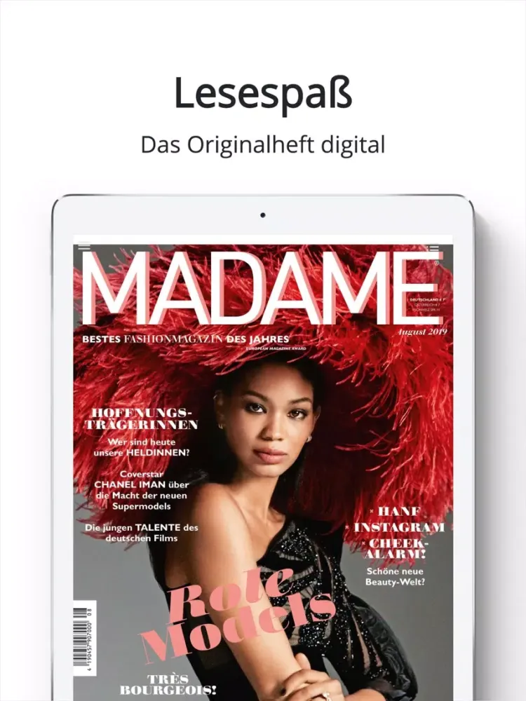 Madame ePaper iPad  스크린샷