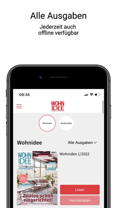 Wohnidee ePaper Ekran Görüntüleri
