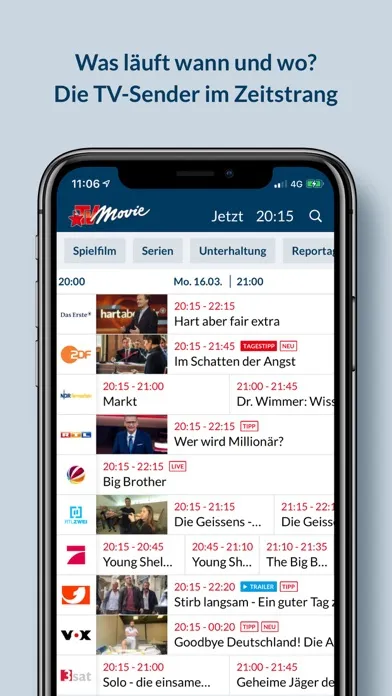 Zrzuty ekranu TV Movie - TV Programm
