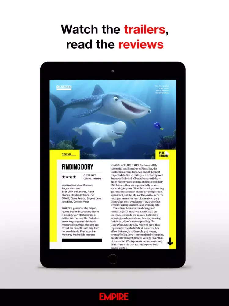 Empire Magazine: USA Edition iPad  سکرین شاٹس