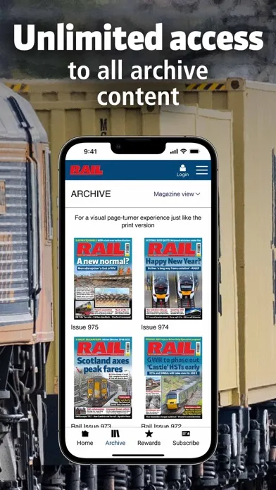 RAIL Magazine Ekran Görüntüleri