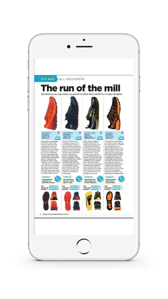 Trail Running Magazine Screenshots