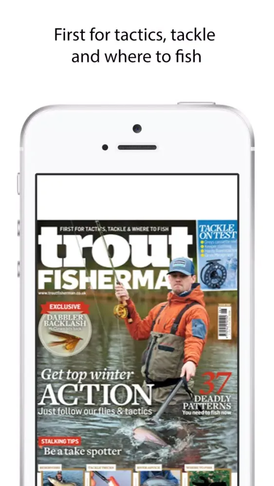 Tangkapan layar Trout Fisherman Magazine
