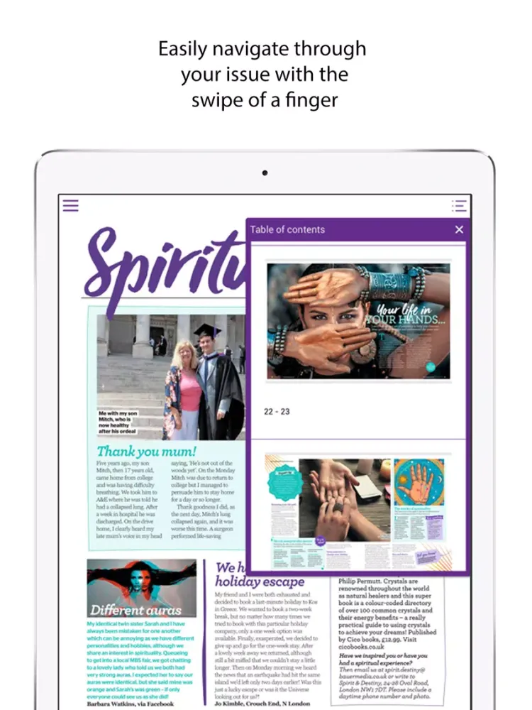 Spirit & Destiny Magazine iPad  স্ক্রিনশট