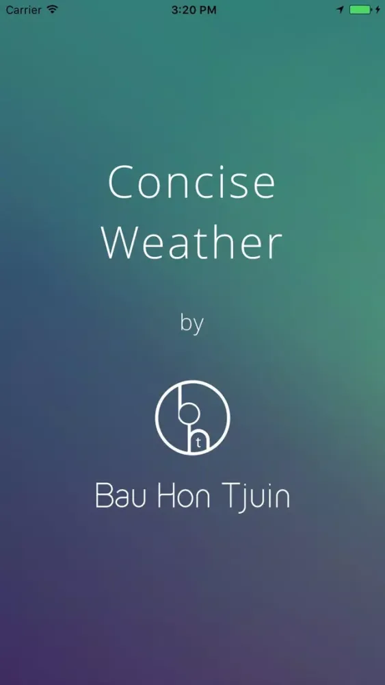 Tangkapan skrin Concise Weather - Only know what matters!