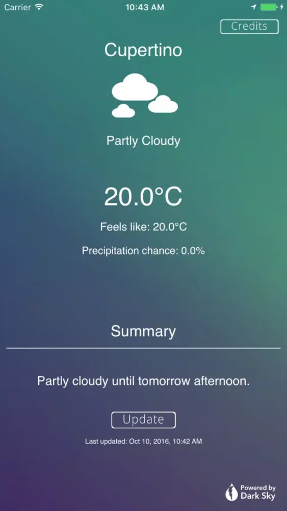 Tangkapan skrin Concise Weather - Only know what matters!