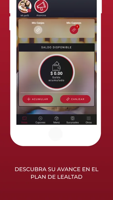 Screenshot di Applebee’s Rewards México