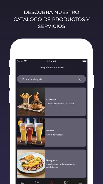 Screenshot di Applebee’s Rewards México