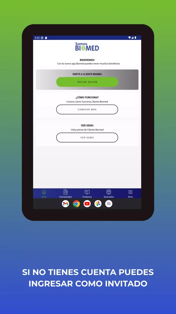 Capturas de pantalla de BIOMED