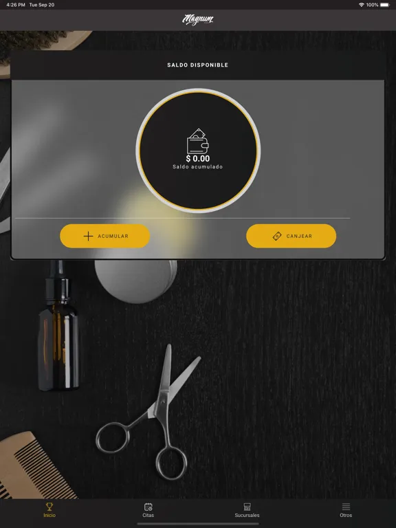 Magnum Barber Studio iPad  سکرین شاٹس