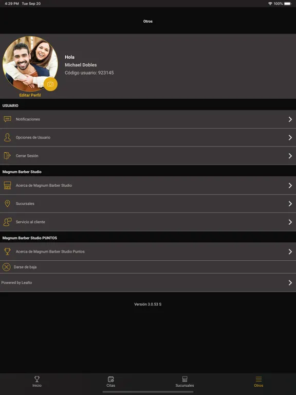 Magnum Barber Studio iPad  سکرین شاٹس