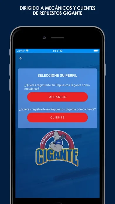 Ảnh chụp màn hình của Repuestos Gigante