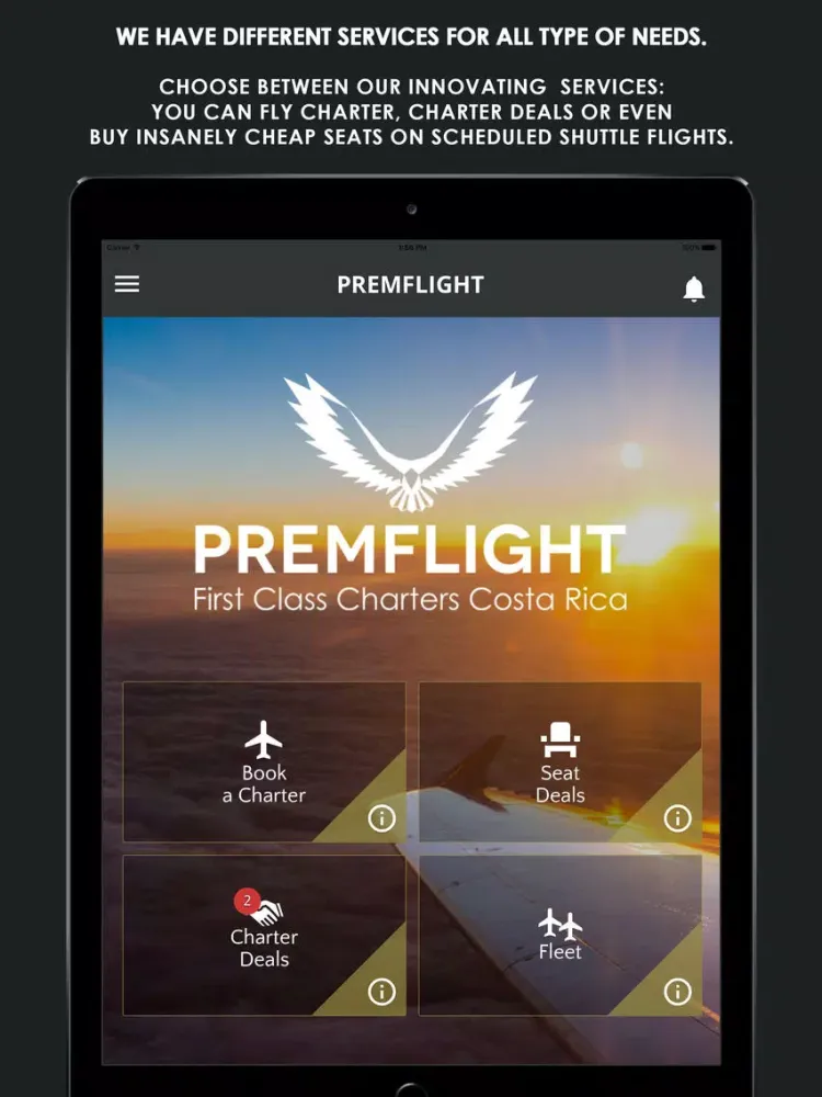 Premflight iPad 应用截图