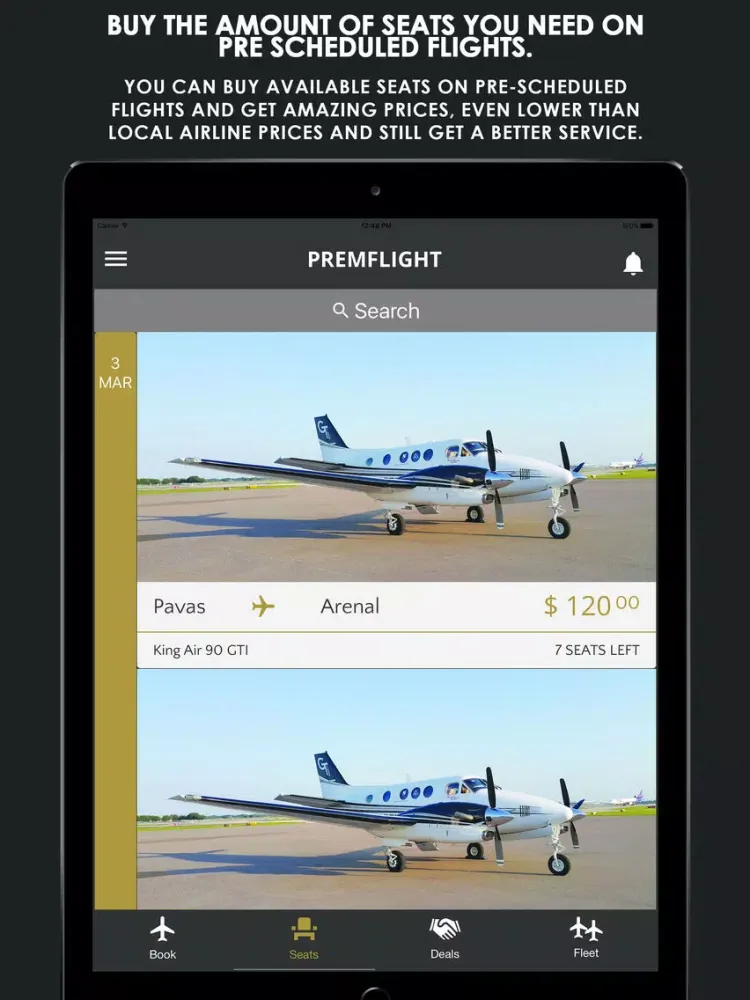 Premflight iPad 应用截图