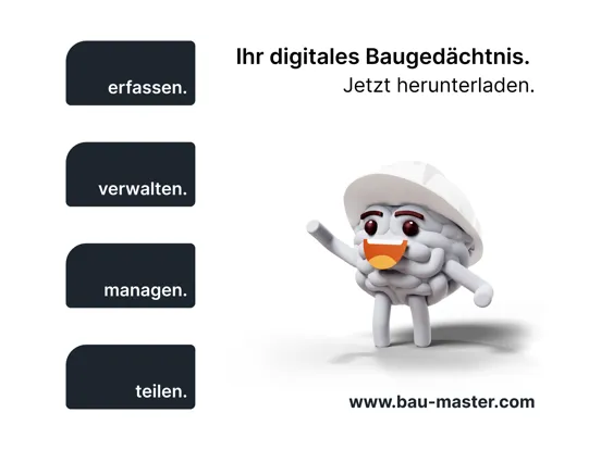 Tangkapan layar BauMaster ® Bauleiter App iPad 