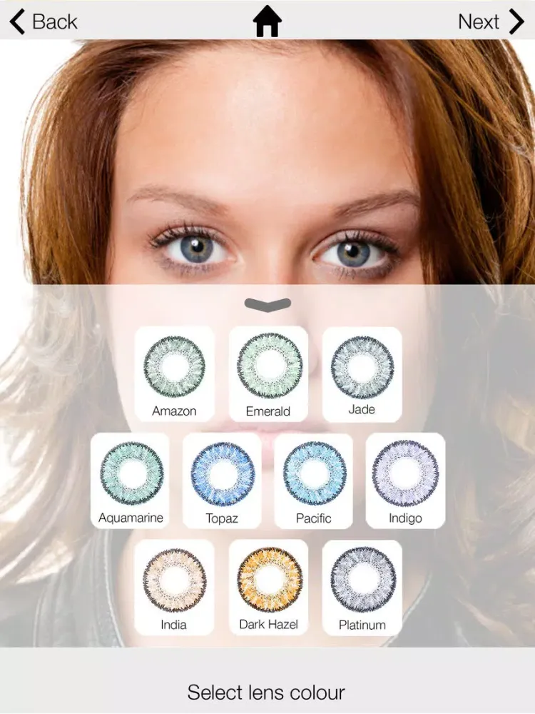 B+L Eye Colours iPad  Screenshots
