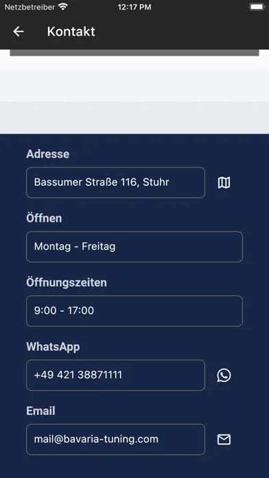 Tangkapan layar Bavaria Tuning