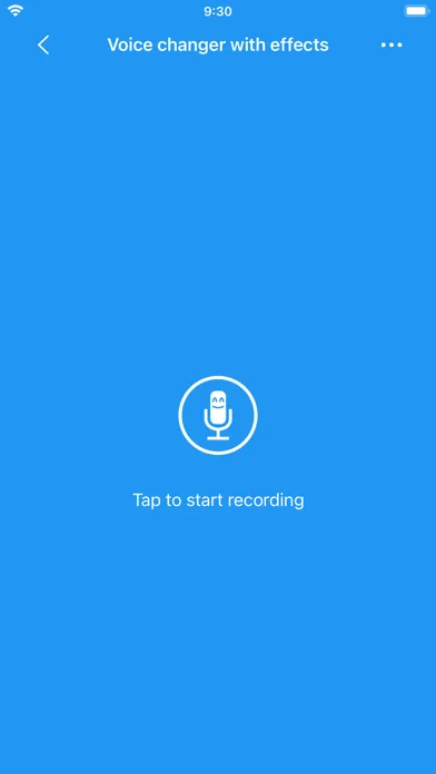 Voice changer with effects سکرین شاٹس