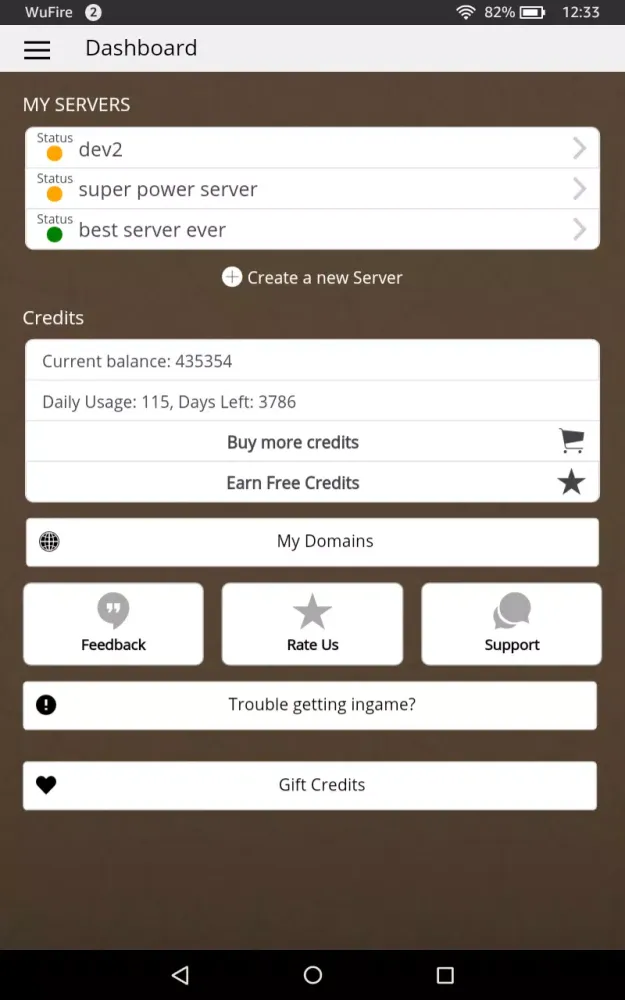 Zrzuty ekranu Server Maker for MCPE