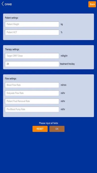 CRRT Dose Calculator應用截圖