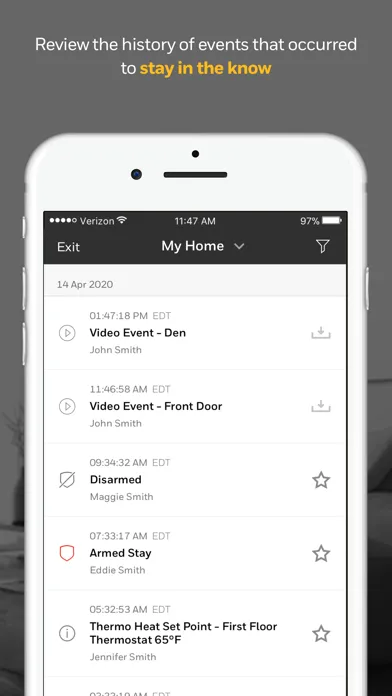 Bay Alarm Connect Screenshots
