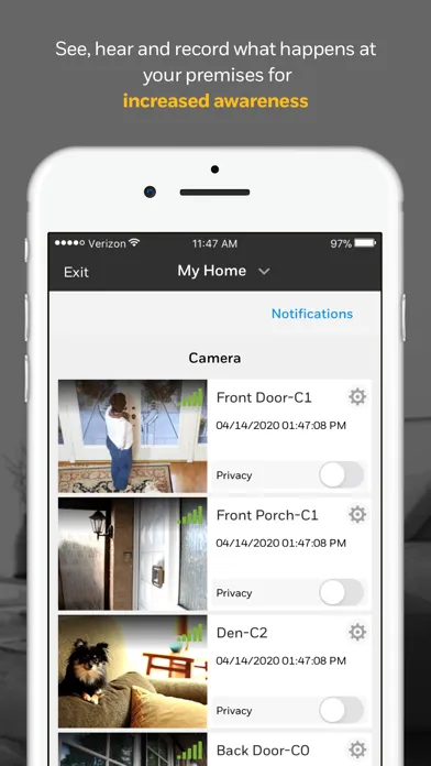 Bay Alarm Connect Screenshots