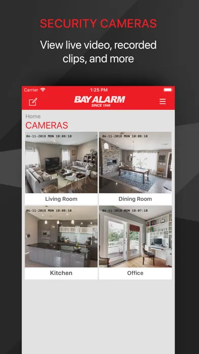 Bay Alarm Link Screenshots