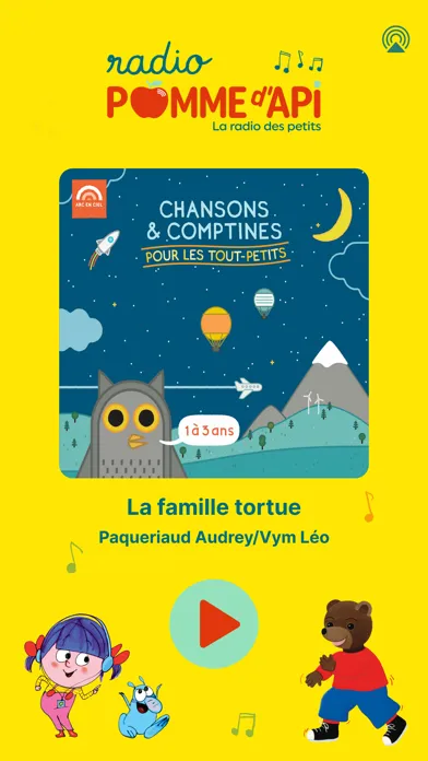Capturas de tela do Radio Pomme d'Api