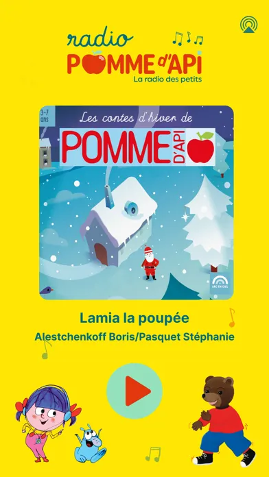 Capturas de tela do Radio Pomme d'Api