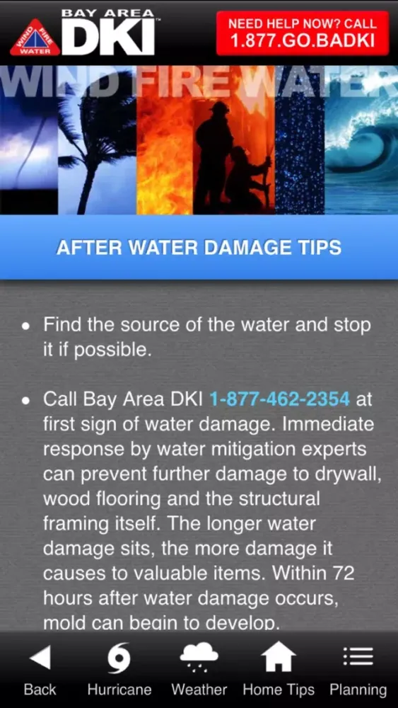 ภาพหน้าจอของ Bay Area DKI WindFireWater