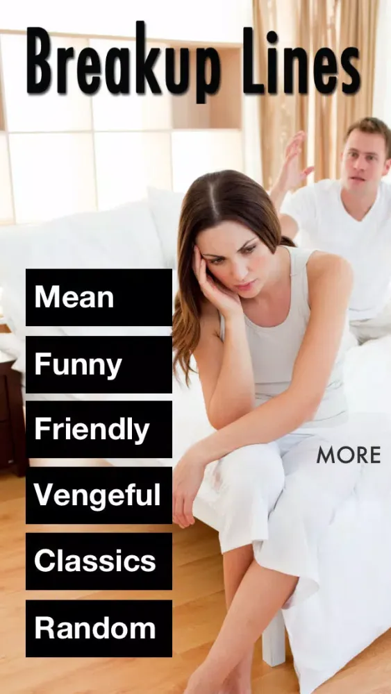 Capturas de tela do Best Adult Break-up Lines