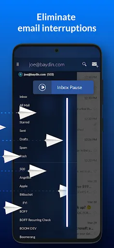 Capturas de tela do Email Client - Boomerang Mail