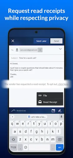 Capturas de tela do Email Client - Boomerang Mail