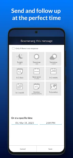 Capturas de tela do Email Client - Boomerang Mail