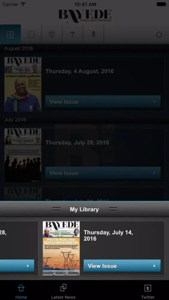 Captures d'écran de Bayede News