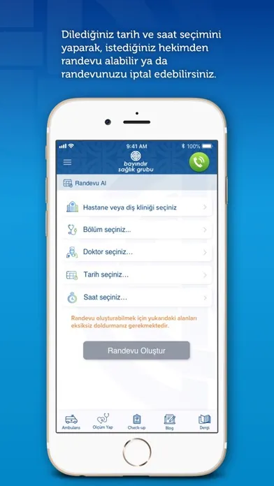 Bayındır Sağlık Grubu سکرین شاٹس