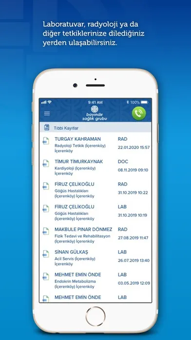 Bayındır Sağlık Grubu سکرین شاٹس