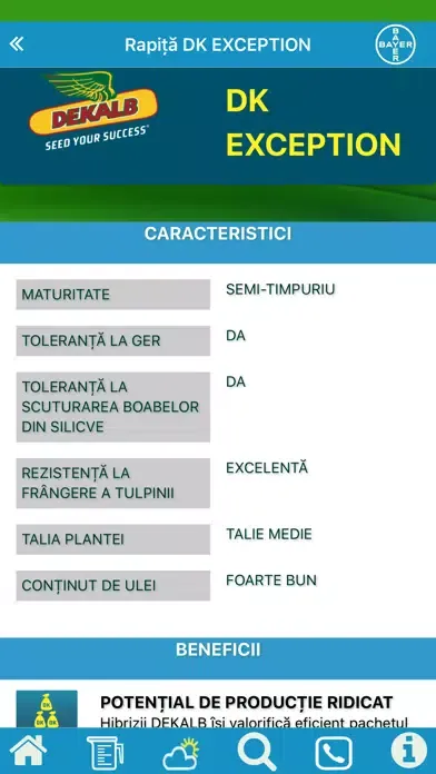 Captures d'écran de Bayer Agro Solution