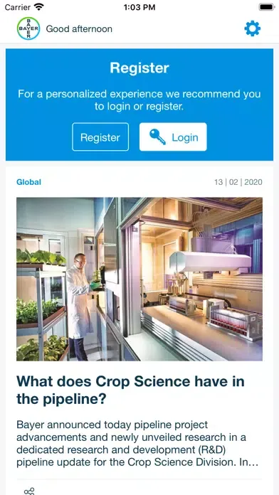BayerNet App سکرین شاٹس