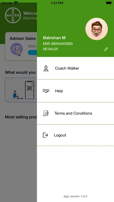 Bayer Rewards Plus سکرین شاٹس