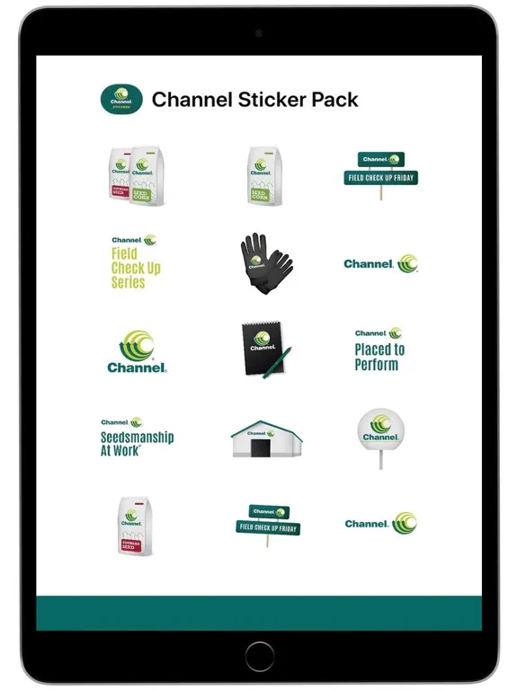Channel Stickers iPad  스크린샷