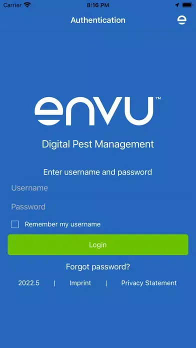 Screenshot di Digital Pest Management