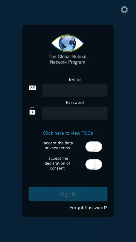 Screenshot di GRNP App
