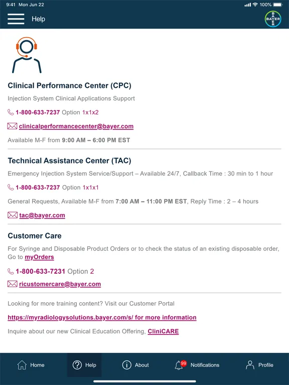 myClinicalSolutions iPad 应用截图
