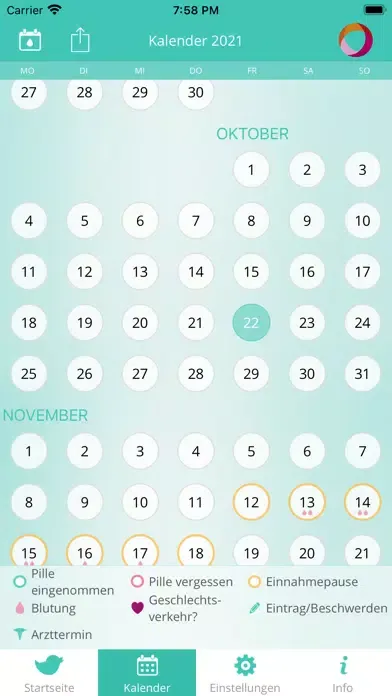 Tangkapan skrin Pill Reminder+ DE