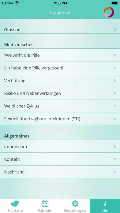 Tangkapan skrin Pill Reminder+ DE